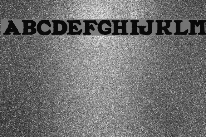 ALFRED LA MOULLE Font examples