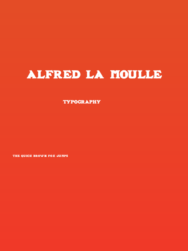 ALFRED LA MOULLE Poster