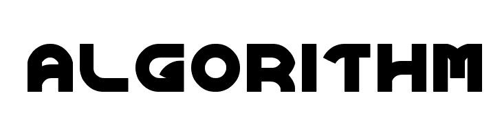 ALGORITHM  Frei Schriftart Herunterladen