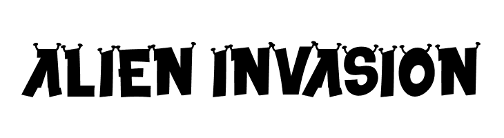 ALIEN INVASION फ़ॉन्ट
