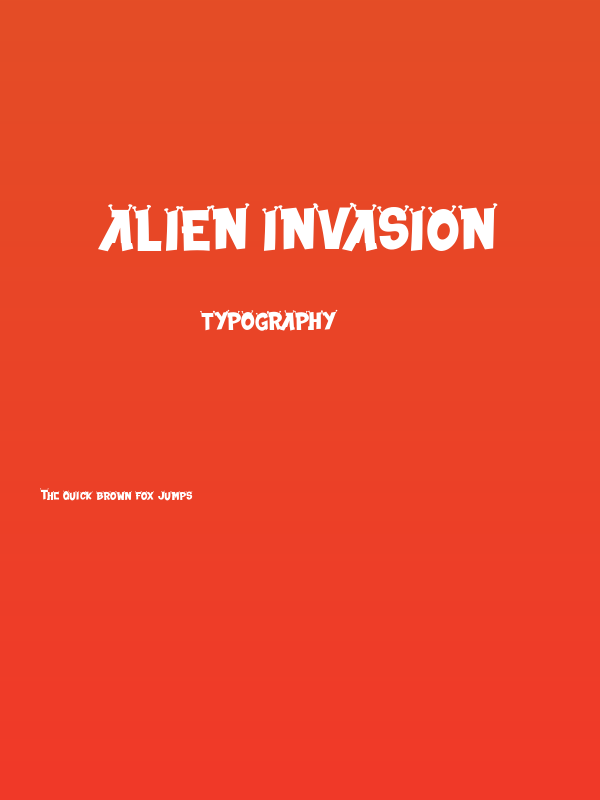 ALIEN INVASION Poster