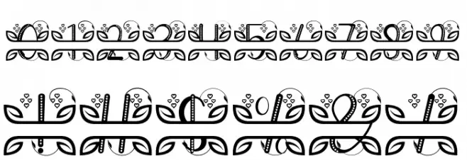 ALINDA MONOGRAM Font OTHER CHARS