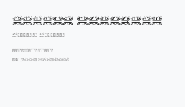 ALINDA MONOGRAM Business Card