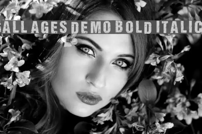 ALL AGES DEMO Bold Italic Fuentes examples