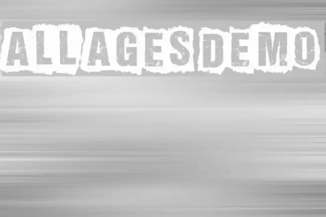 ALL AGES DEMO Font examples