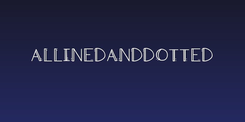 ALLinedAndDotted Social Header