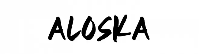 ALOSKA  font caratteri gratis