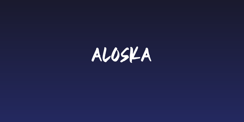 ALOSKA Social Header