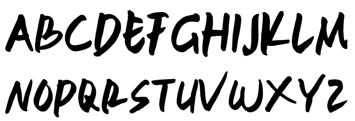 ALOSKA Font LOWERCASE