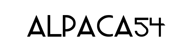 ALPACA54 Font