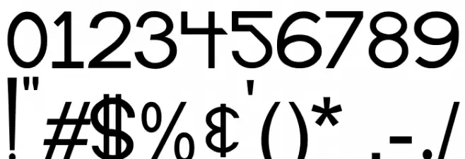 ALPACA54 Font OTHER CHARS