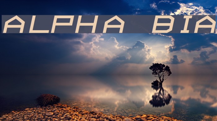 ALPHA BoldItalic Font examples