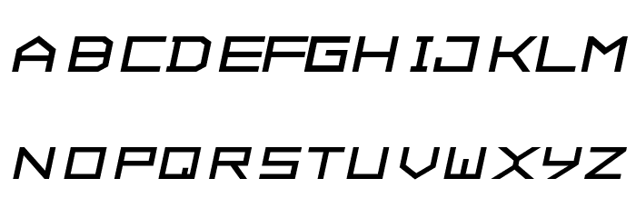 ALPHA BoldItalic Font LOWERCASE