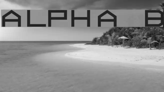 ALPHA  Bold Шрифта examples