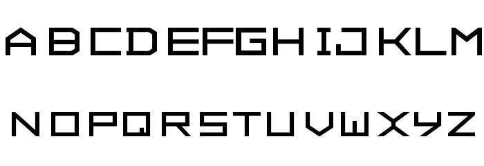 ALPHA Bold Font LOWERCASE