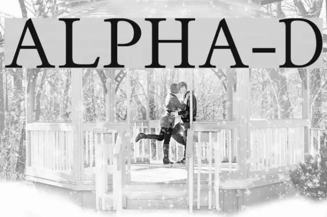 ALPHA-Demo Font examples