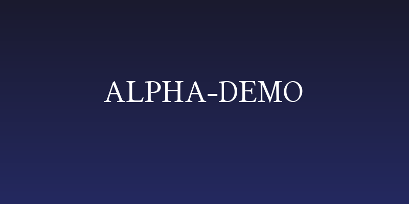 ALPHA-Demo Social Header