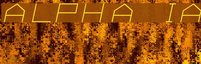 ALPHA Italic Font examples