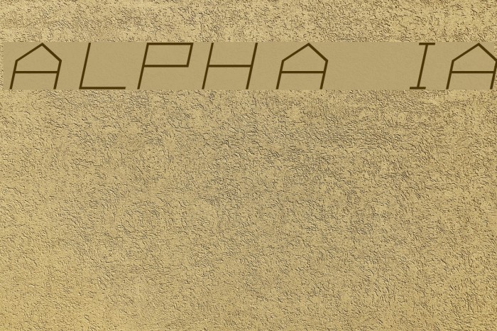 ALPHA Italic Font examples