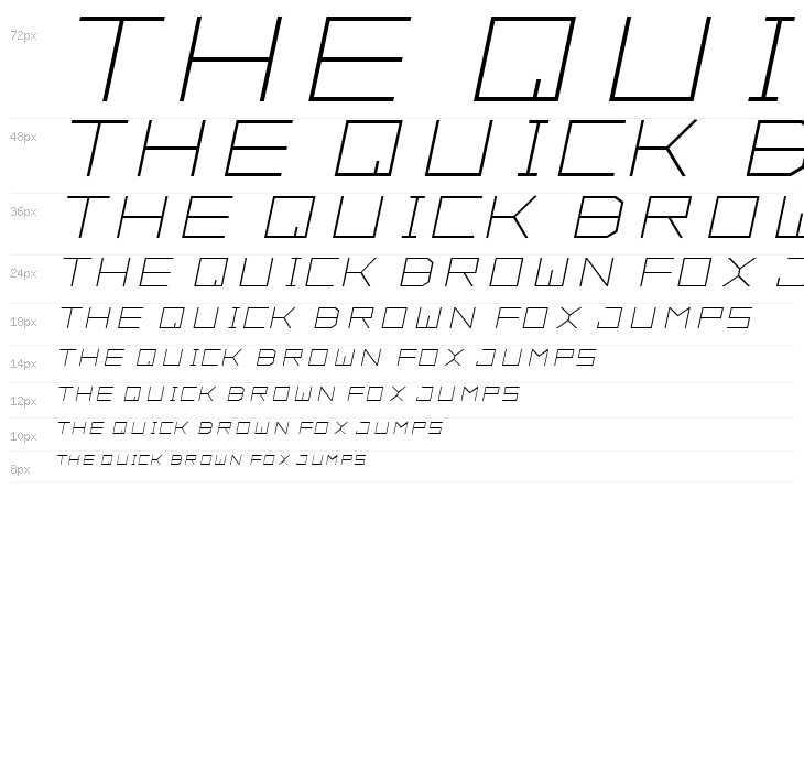 ALPHA  Italic Waterfall