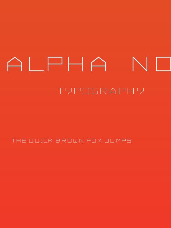 ALPHA  Normal Poster