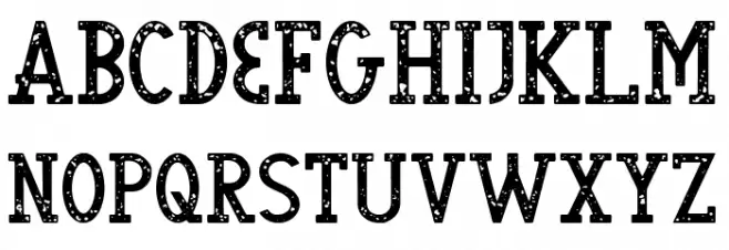 AL'RHASID RUSH Schriftart Kleinbuchstaben