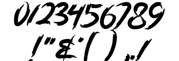 ALTERBREAK Font OTHER CHARS