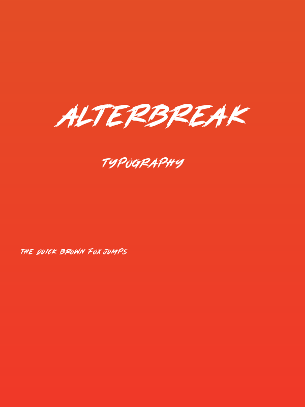 ALTERBREAK Poster
