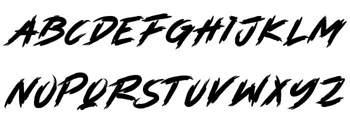 ALTERBREAK Font LOWERCASE