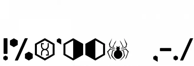 ALTERED CARBON Font OTHER CHARS