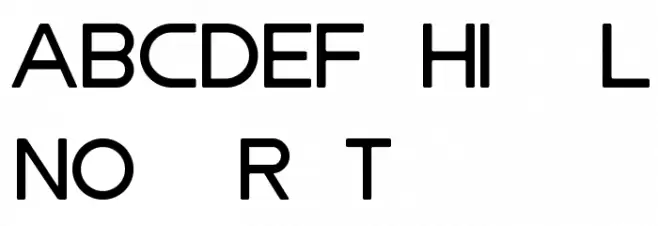 ALTERED CARBON Font LOWERCASE