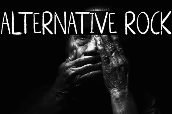 ALTERNATIVE ROCK Font examples
