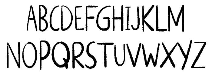 ALTERNATIVE ROCK Font LOWERCASE