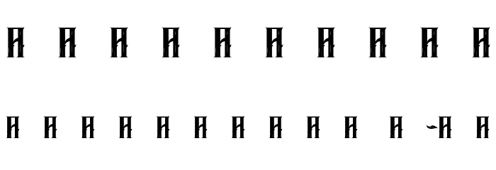 ALTRASHED-rough Font OTHER CHARS