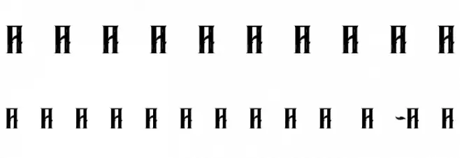 ALTRASHED-rough Font OTHER CHARS