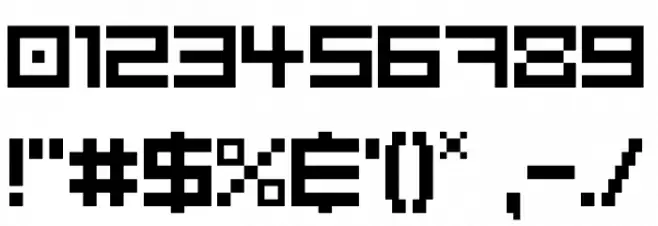 ALUMINECRE Font OTHER CHARS