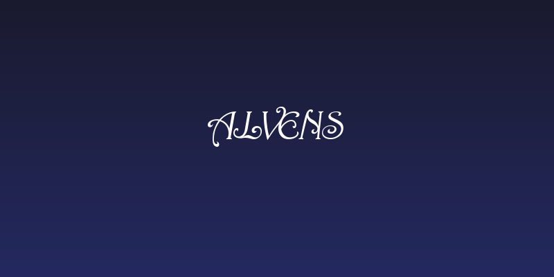 ALVENS Social Header