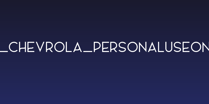 AL_CHEVROLA_PersonalUseOnly Social Header