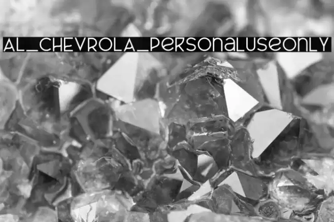 AL_CHEVROLA_PersonalUseOnly Font examples