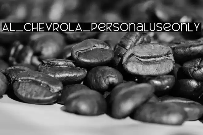 AL_CHEVROLA_PersonalUseOnly Font examples