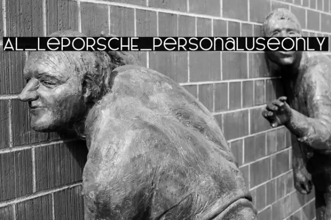 AL_LePORSCHE_PersonalUseOnly Font examples