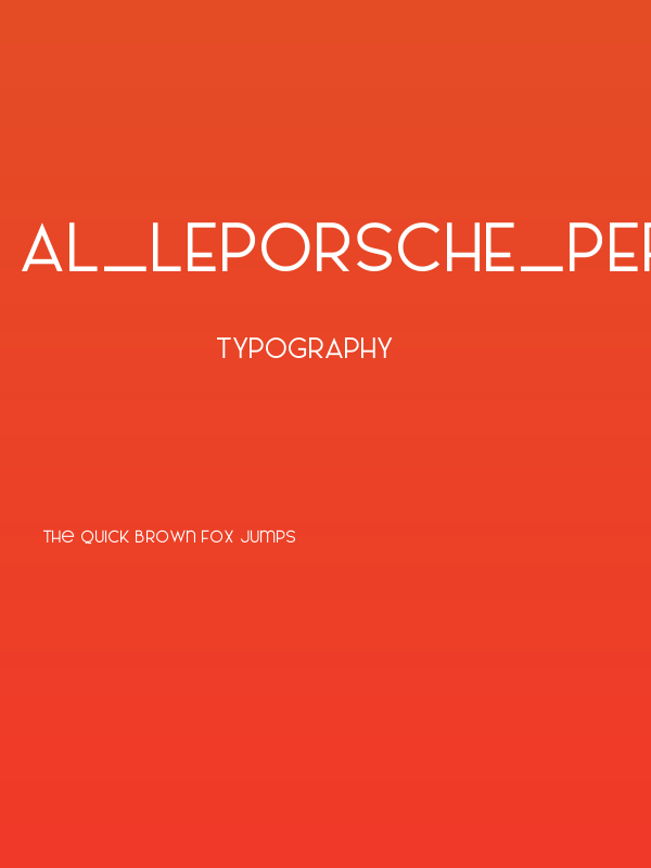 AL_LePORSCHE_PersonalUseOnly Poster