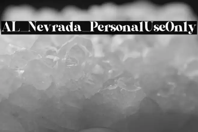 AL_Nevrada_PersonalUseOnly Font examples