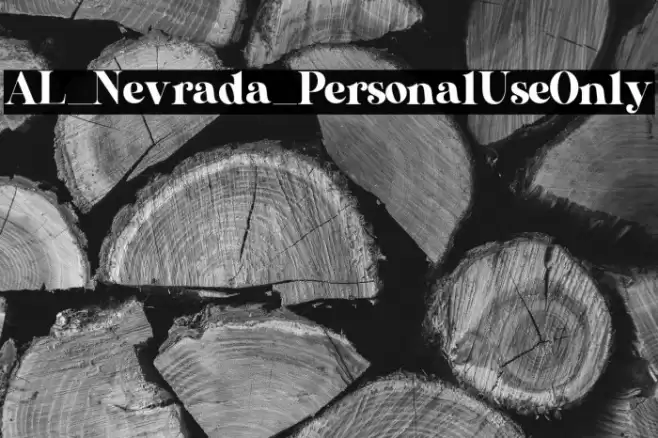 AL_Nevrada_PersonalUseOnly Font examples