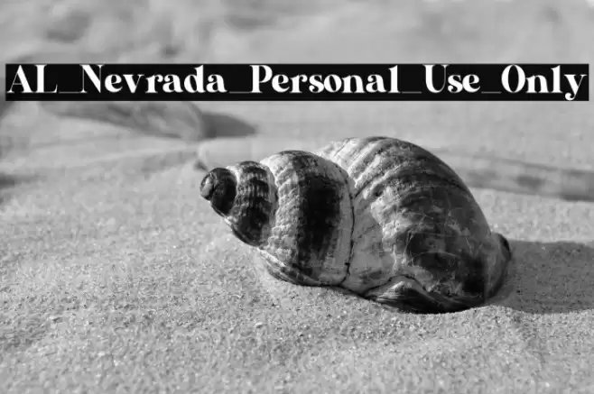 AL_Nevrada_Personal_Use_Only Font examples
