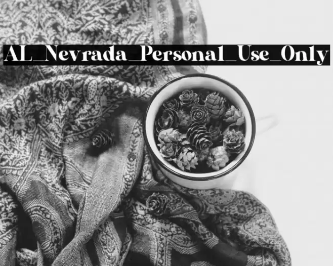 AL_Nevrada_Personal_Use_Only Font examples