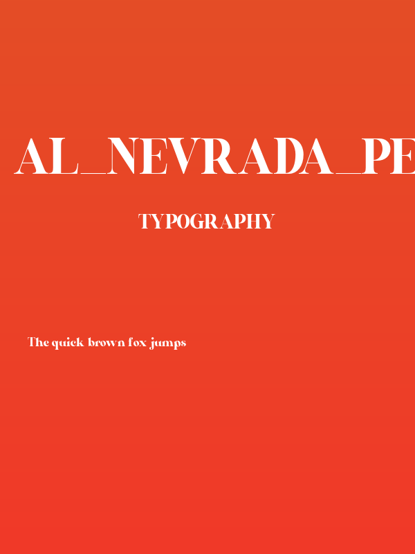 AL_Nevrada_Personal_Use_Only Poster