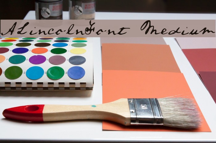 ALincolnFont Medium Example 2