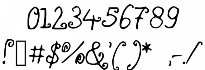 ALittleScribbleinMyBook Fonte OUTROS PERSONAGENS