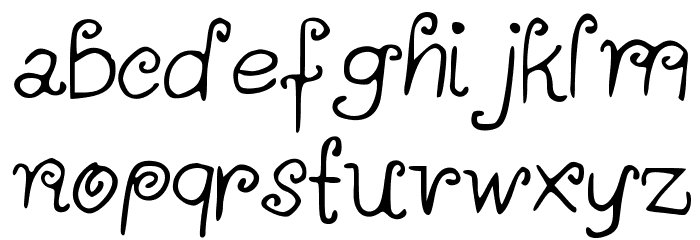 ALittleScribbleinMyBook Fonte MINÚSCULAS